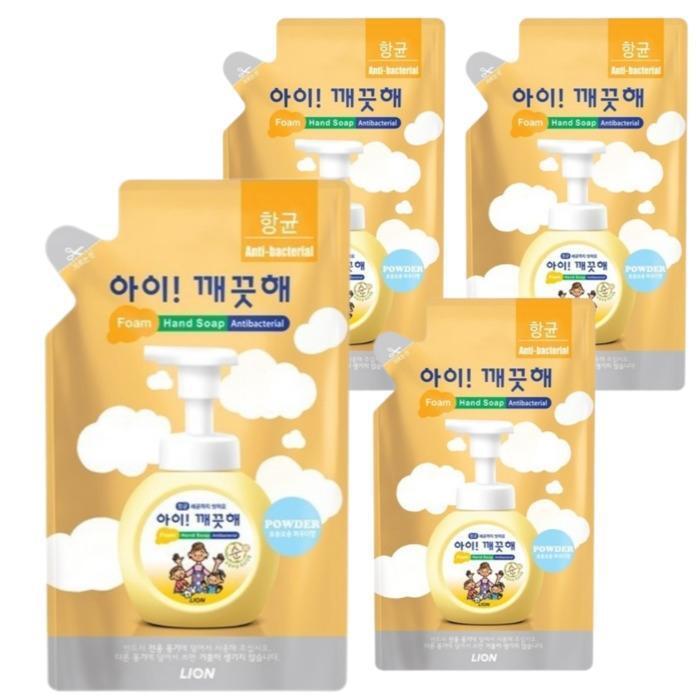Aikkeuthae Hand Wash Mild Powder Scent Refill 450ml x 4 (9822004)
