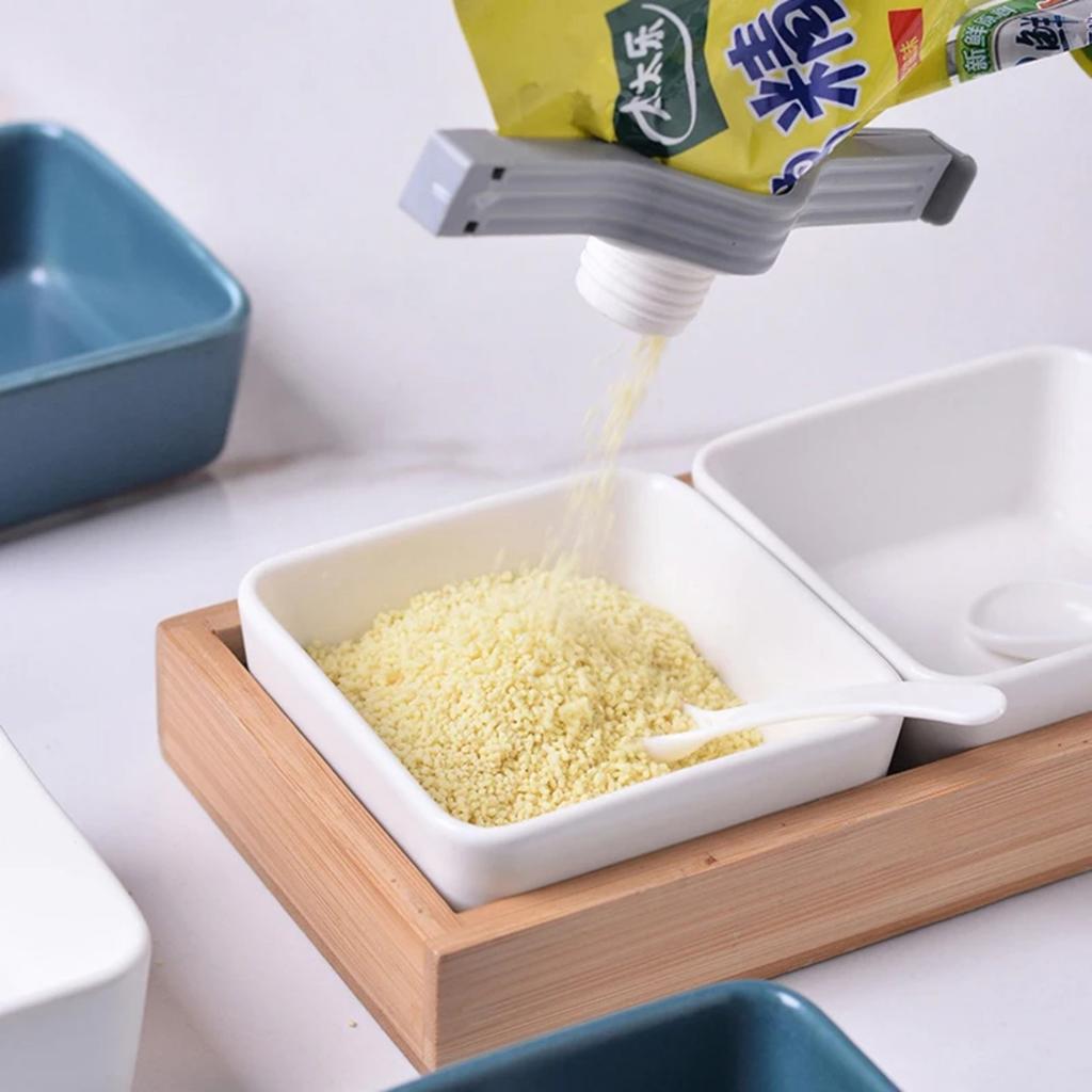 2/4pcs Kitchen Storage Food Snack Seal Sealing Bag Clips Seasoning Bottle Jar Moisture-Proof and Dust-Proo Tool Accessorie
