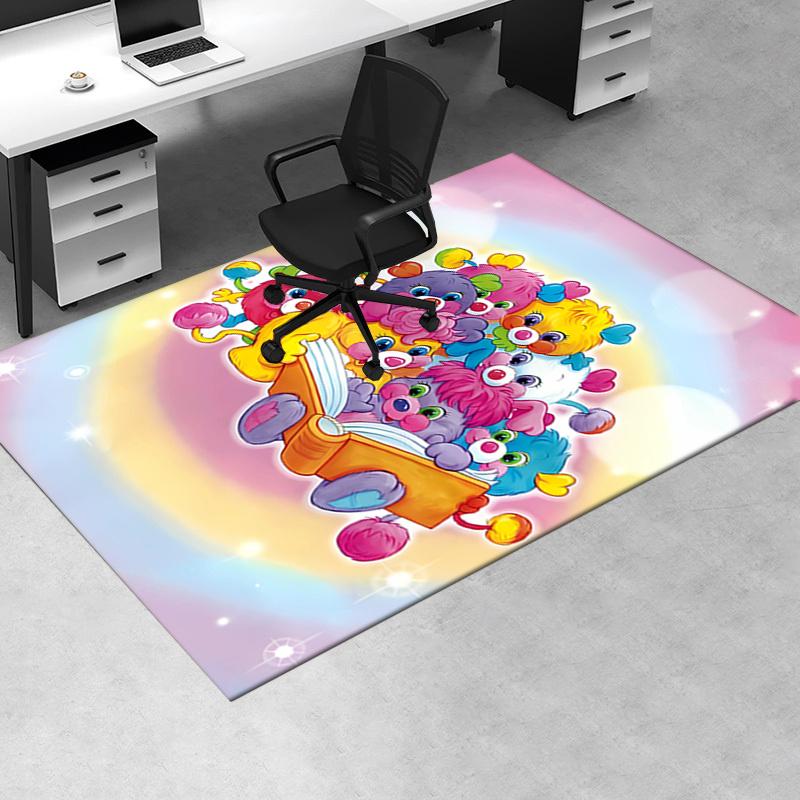 1pc Les Popples Office Carpet Soft Polyester Entrance Carpet Washable Non slip Machine Washable Indo