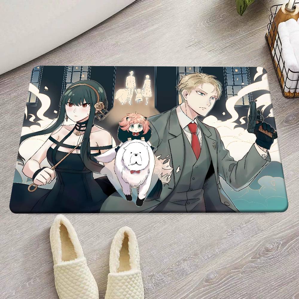 Alfombra de Piso S-Spy X F-Family Más Barata Antideslizante Moderna Sala de Estar Balcón Impresa Alfombras de Noche