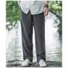 Linen pants men's summer thin breathable new middle-aged and young cotton and linen wide-leg casual trousers large size