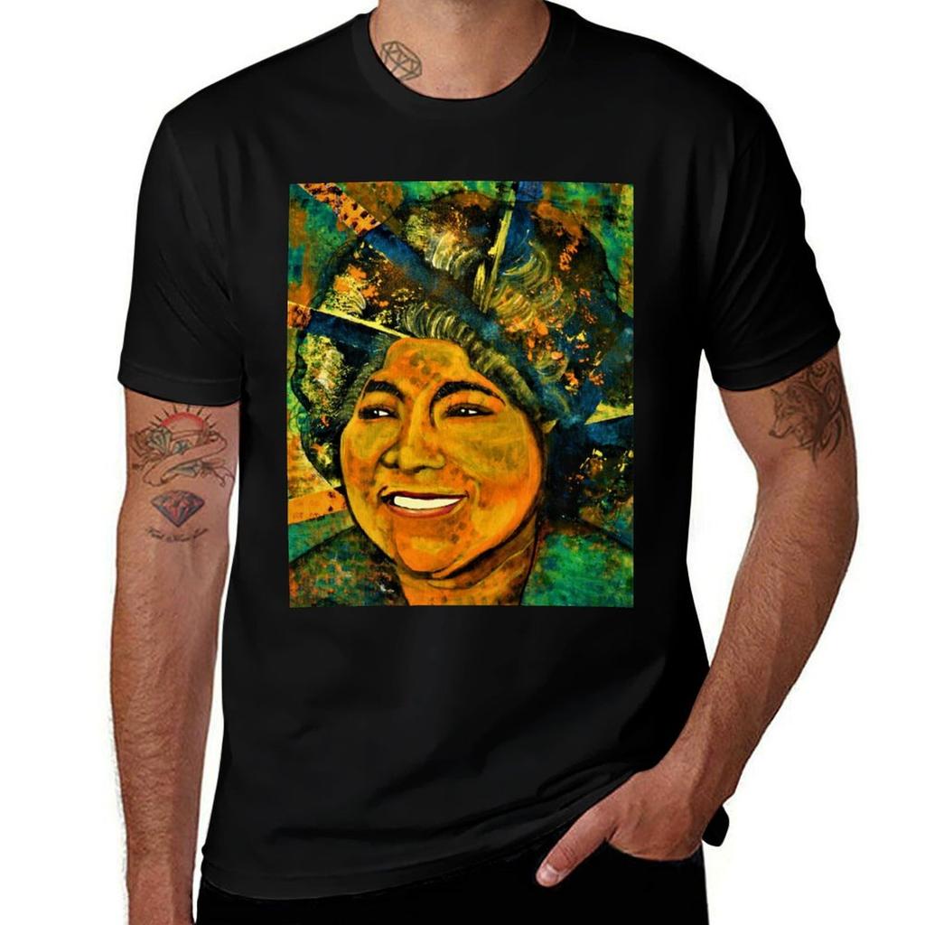 Mahalia Jackson Poppin Portrait Tshirt Antiperspiration Workout Top