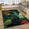 Cute Dream Bird Parrot Peacock Carpet Living Room Bathroom Decor Rug Mechanical Washable Mat Non-slip Floor Mat Entrance Doormat
