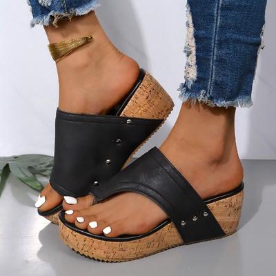 2025 New Women's Sandals Heels Sandals Wedges Sandalias De Mujer Fashion Heeled Shoes Women Platform Sandals
