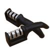 Kitchen 3-Segment Knife Sharpener Household Multi-Functional Hand-Held Three-Purpose Black Sharpening Stone