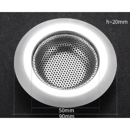 Spülbeckenablaufsieb aus Edelstahl für die Küche - Verstopfungsschutzfilter Geruchskontrolle und Geschirrschutz