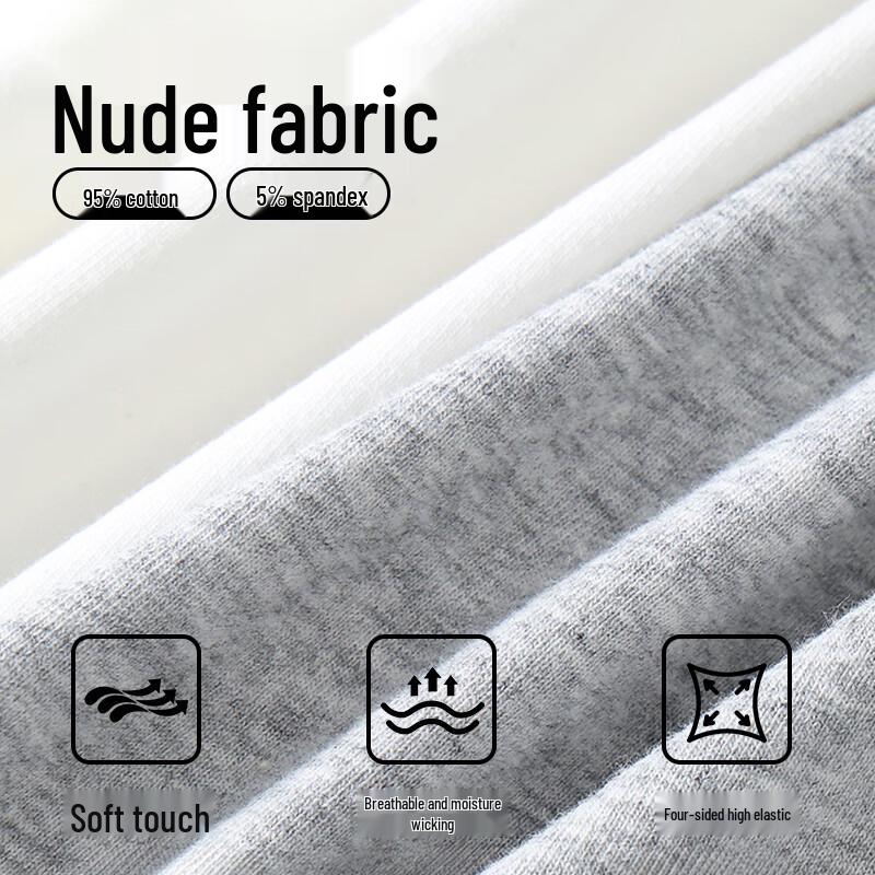 Yalu Women's 10A Antibacterial Mid-Waist Cotton Briefs 3-Pack