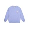MLB Los Angeles Dodgers Long Sleeve Loose Fit Logo Print Crewneck Sweatshirt Unisex sweatshirt Blue Purple 31MT04941-07V