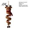 Easy Crochet Pattern Set Christmas Spiral Ornament Kit, DIY 3D Reindeer Hanging with Handmade Decor Yarn And Beads, Seasonal Craft Decoration