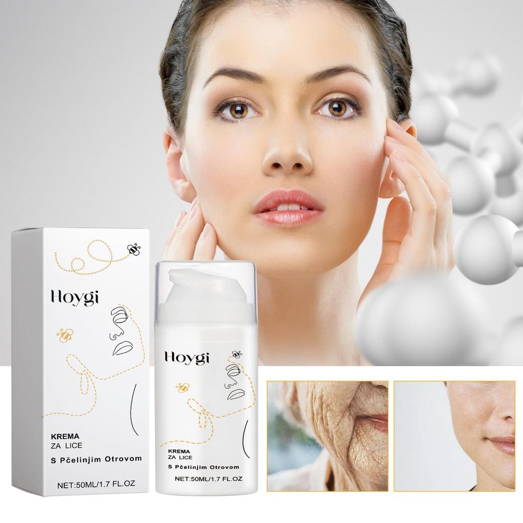 Multi-Benefit Bee Venom Cream - Anti-Aging, Fades Wrinkles/Nasolabial Folds, Hydrating & Brightening