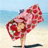 1Pc Strawberry Shortcake Fantasy Beach Towel Microfiber Beach Towel Thin Absorbent For Beach Swimming Yoga Bath Sports 0917251