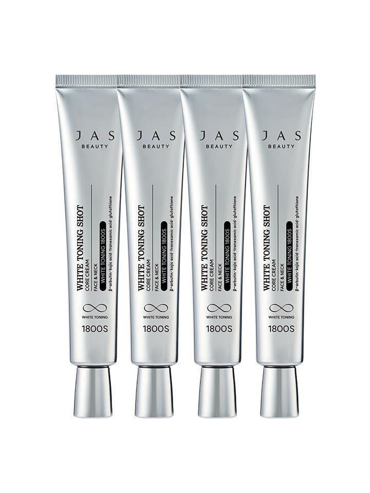

White Toning Shot Core Cream 40ml x 4 (Needle Shot/Toning Shot/Speckle/Freckles/Elasticity/Moisturizing)