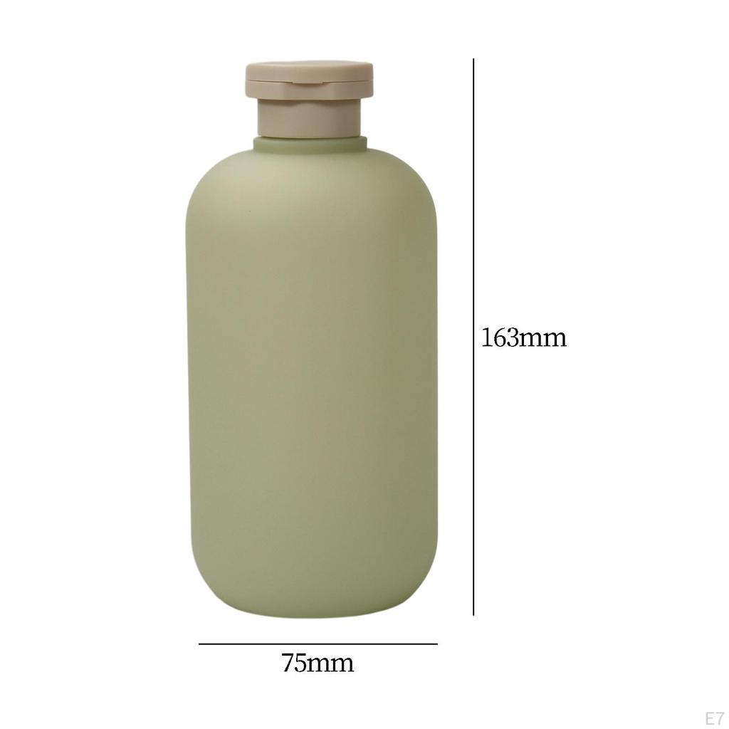 Flaschenbehälter mit Klappdeckel für Shampoo, Toilettenartikel, Nachfüllbare Reiseflaschen Lotion,