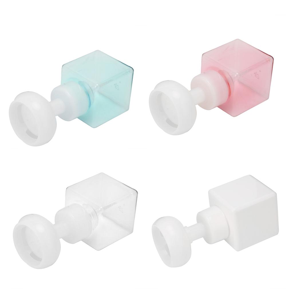 Skummousser Pumpflaska Rese Återfyllbar Blomform Skummande Tvåldispenserflaska 250ml