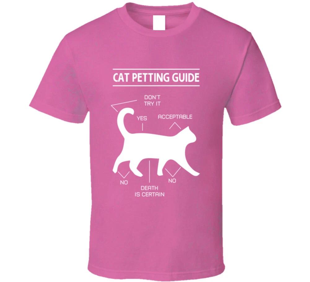 

Cat Petting Guide Funny Feline Rescue Gift T Shirt 3XL