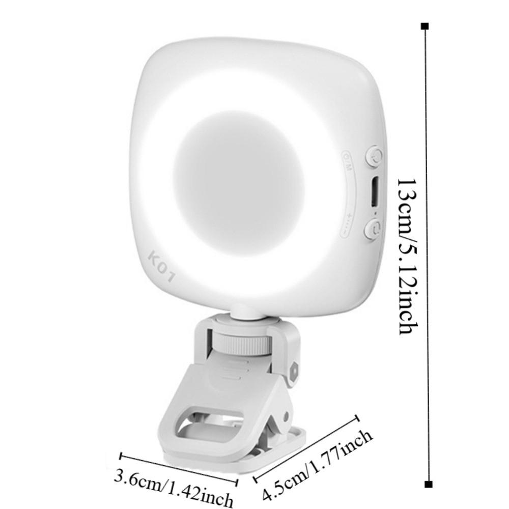Rechargeable Phone Selfie Light Portable LED Phone Fill Light Mobile Phone Fill Light  Conference