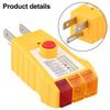 Comprehensive Wiring Check AC Receptacle Tester Compact Design Outlet Circuit Tester  Home Use