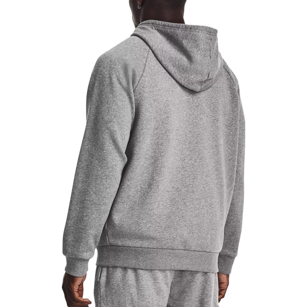 Under Armour Rival Fleece Full Zip Hoodie Sweatshirt Men's Gray 1379767-025