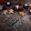 2/4Pcs Realistic Spider Giant Fake Spider Model Plastic Animal Tarantula Figures Lifelike Halloween Prank Props Party Supplies