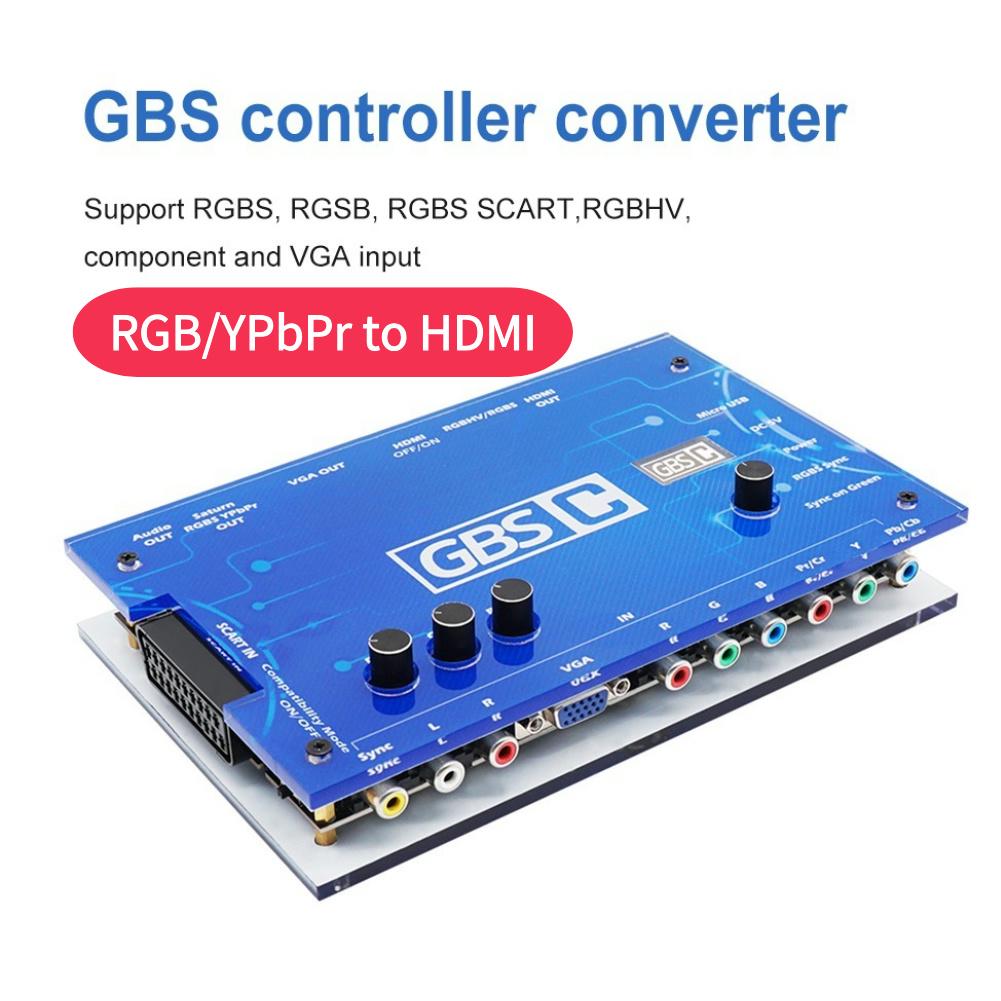 

GBS Control GBSC Video Converter VGA Scart Ypbpr Signal to VGA HDMI-compatible Output for SEGA Dreamcast PlayStation2