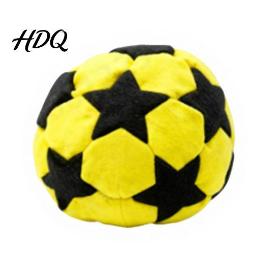 Lightweight Football Bag Portable Soccer Footbag for Kids Soft Juggling Ball Ball Handmade Colorful