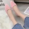 Fashion Spring summer new flat shoes with pointed shallow mouth suede fashionable simple comfortable versatile women's shoes