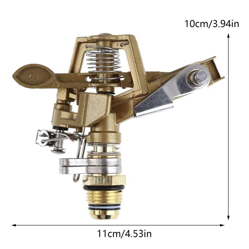 Heavy Duty Lawn Sprinklers Head with Nozzles 360 Degree Large Coverage Pattern Watering Sprinklers for Garden Irrigation