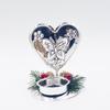 New Christmas Decoration Iron Art Christmas Table Candlestick Red Fruit Pine Cone Candlestick Desktop Decor