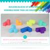 YJ DIY Plastic Magnetic Building Blocks Educational Toys For Children Transparent & Macaron Colors 7PCS Children Toy Gift