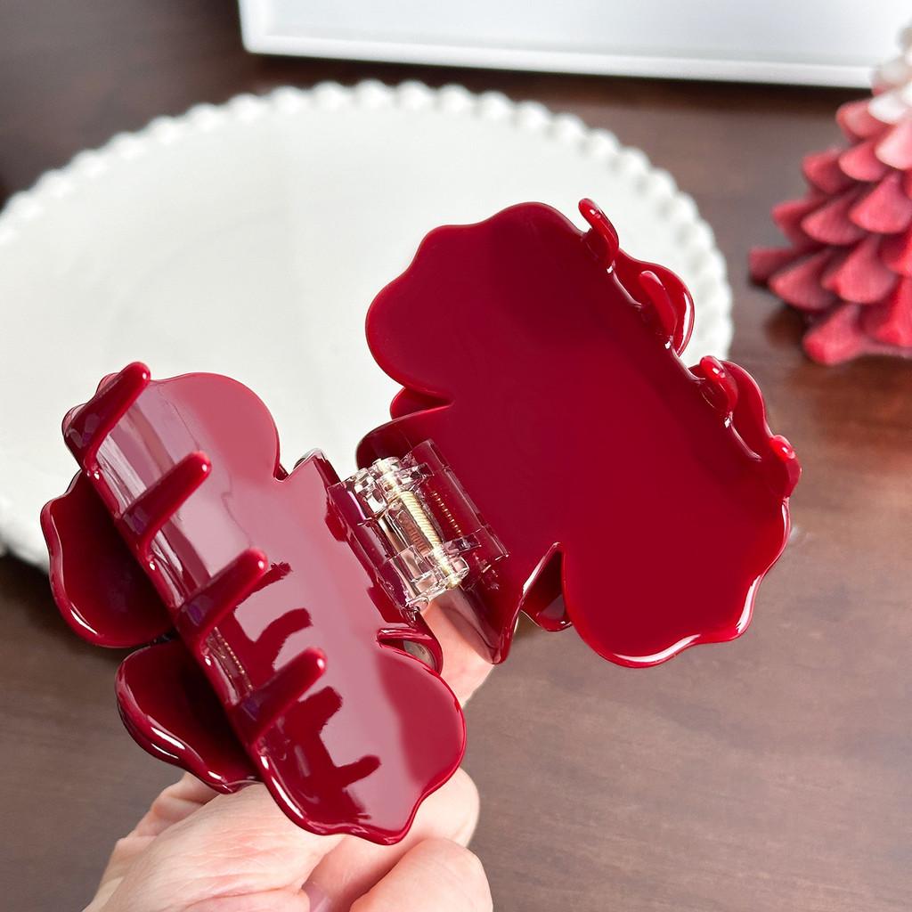 Spring Rose Trendy Hair Claw Clip In Multiple Sizes Perfect For Unique Styles Hair