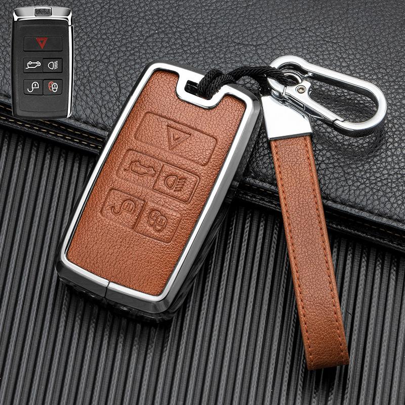 Zinc Alloy Car Remote Key Case Cover Shell Fob for Land Rover Range Rover Evoque Discovery Sport Velar for Jaguar XE E-PACE XF