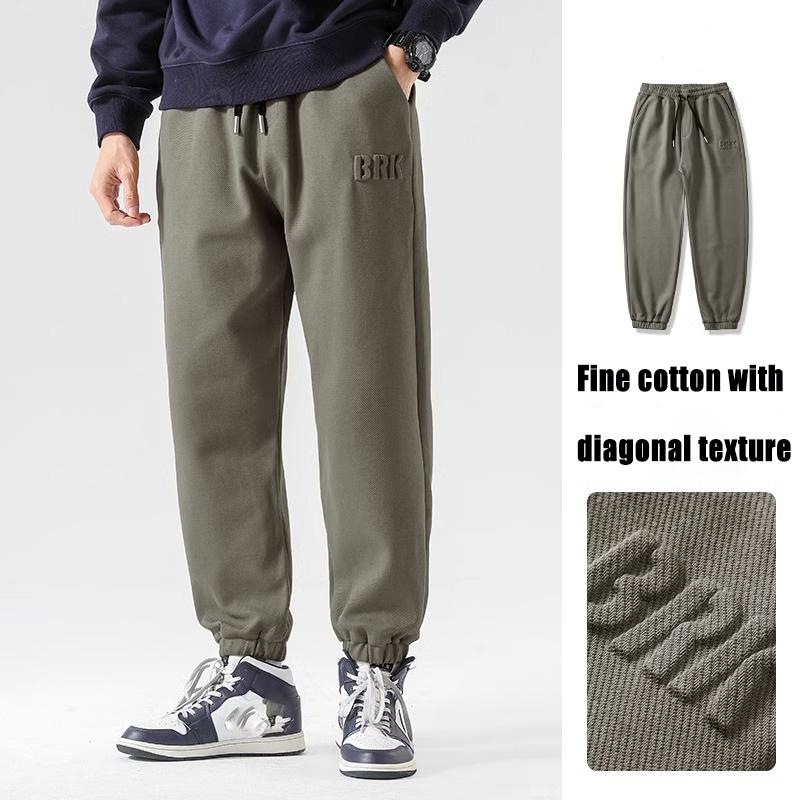 

Весна и осень зима новые повседневные брюки Harun мужские леггинсы спортивные брюки с толстым бархатом/обычные брюки 3XL серый/зелёный