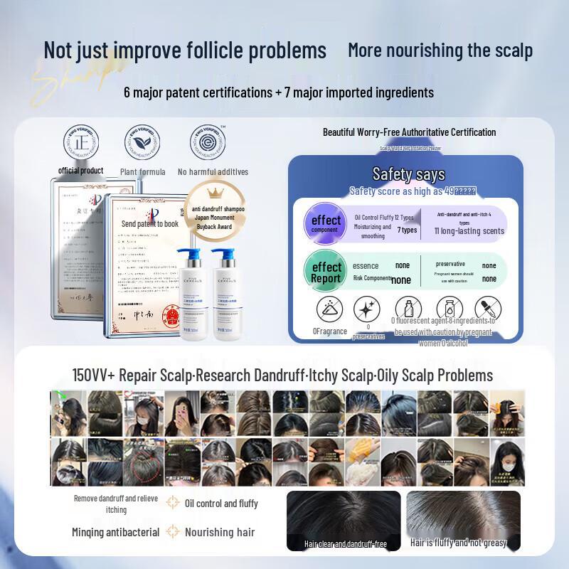 Korean Five Grains Selenium Sulfide Anti-Dandruff Shampoo