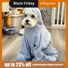 Pet Supplies Absorbent Pet Bathing Clothes Quick-Dry Soft Pet Bathrobe Full-Coverage Thickened Pet Bath Towel for Puppy Cat
