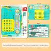 Multifunctional 3rd Grade Math Teaching Aids: 24-Hour Time Clock Models with Large and Small Month Displays
