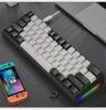 K620 Wired & Bluetooth RGB Gaming Mechanical Keyboard, Hot-Swappable, Blue Switch, Type-C