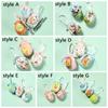 DIY Craft Easter Eggs Pendant Painted Easter Egg Props Foam Easter Eggs  Window Door Garden