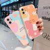 For Funda Iphone 11 Case Luxury Flower Phone Case For Iphone Xr 14 13 12 11 Pro Xs Max 8 7 6s Plus X Se Soft Tpu Matte Cover