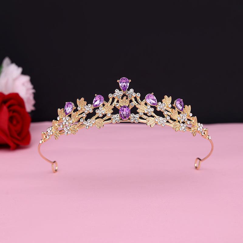 Bridal Crown European and American Baroque Bridal Headwear Birthday Adult Ceremony Crown New Hair Accessories