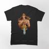 New Arrived Black Short Sleeve Brand Unisex Cotton Top The Barbarian Printed T Shirt Unisex  Tee Shirt Oneck Fashion Tshirt Tops