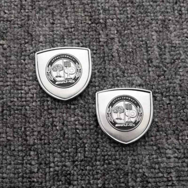 C200 E200 New 2025 For Mercedes Benz 2 Pieces 3D Metal Car Window Trunk Emblem Decor Sticker For Mercedes Benz AMG W253 X253 X20