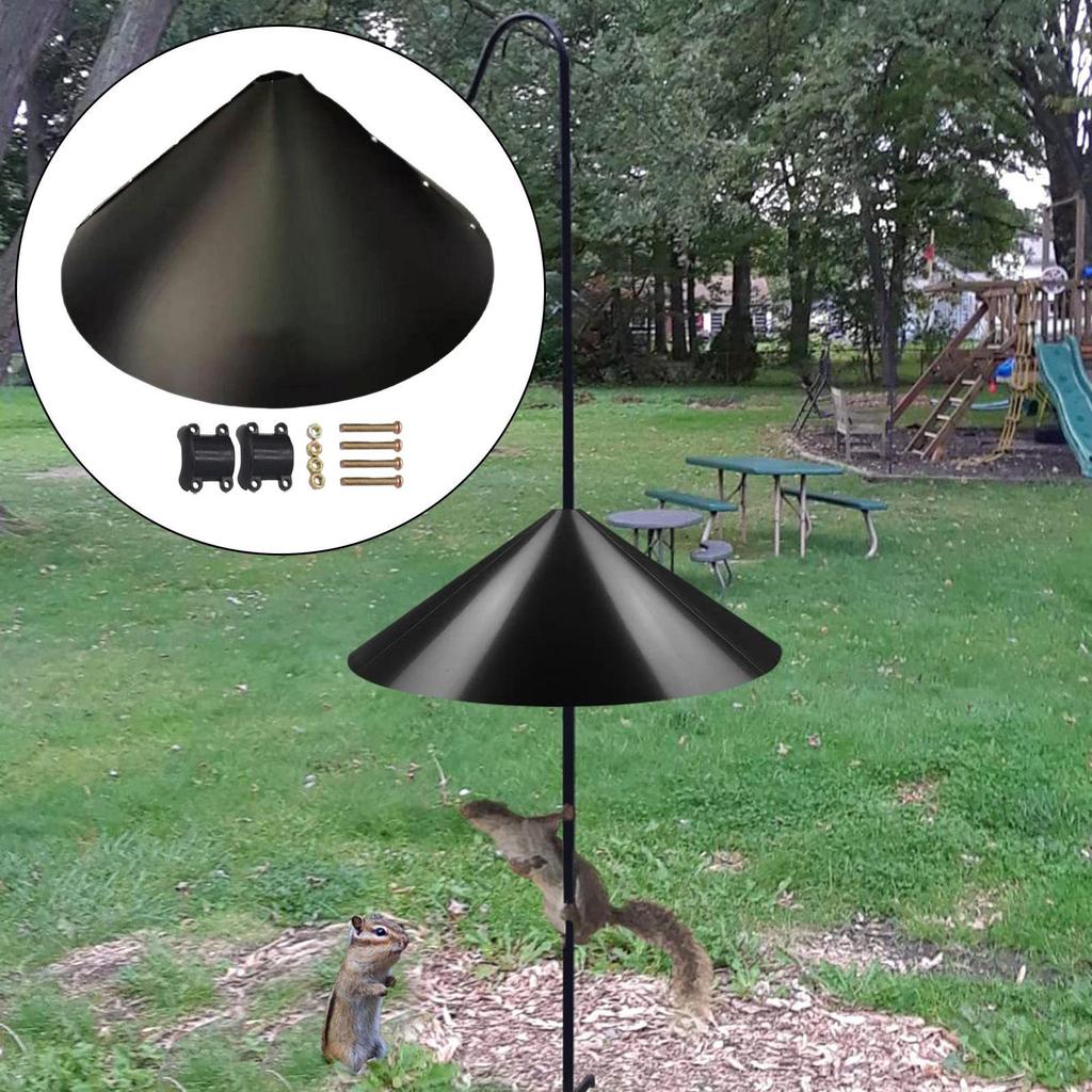 Bird Feeder Squirrelproof Baffle Anti Rust Squirrel Wrap Guard Around