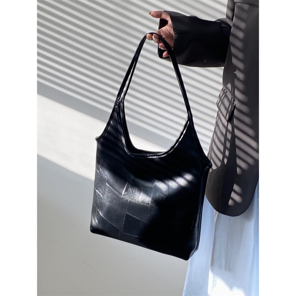 Ielgy Female Bag Korean Version Autumn Winter Large Capacity High-End Commuter Portable Tote Bag