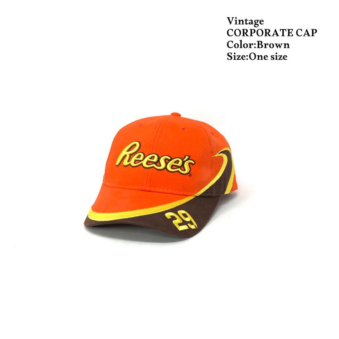 

[USED] Vintage 2000s racing cap with Reese s logo.