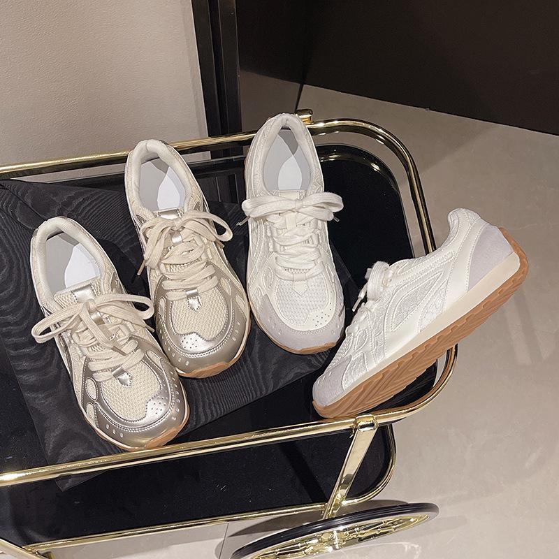 Chaussures plateforme dad pour femmes 2025 été nouvelles ballerines chaussures de sport décontractées à semelle souple chaussures Dexun chaussures Forrest Gump