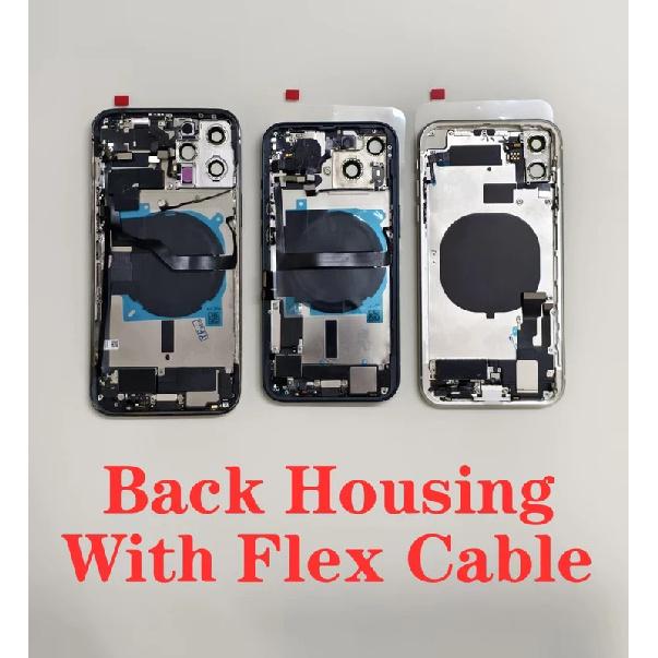 

Battery Cover Housing OEM For iPhone 13 Pro Max 12 Pro 12 Mini 14 Pro Max 11 Back Cover all with Flex Cables+ Wireless charging 11 червоний