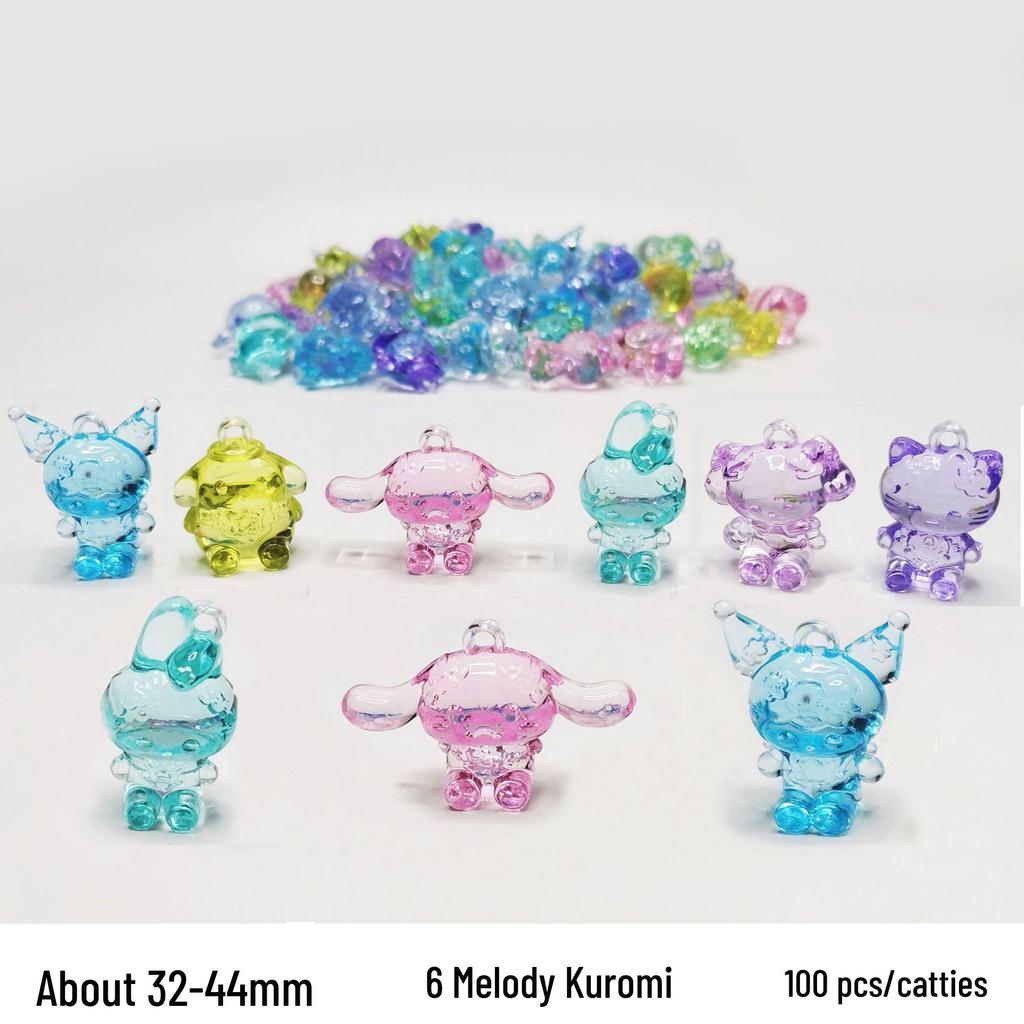 Acrylic Cartoon Rabbit Elf Crystal Bead Collection