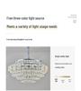2025 Romantic Crystal Petal Chandelier - Cream Style, Warm Luxury for Living Room/Bedroom