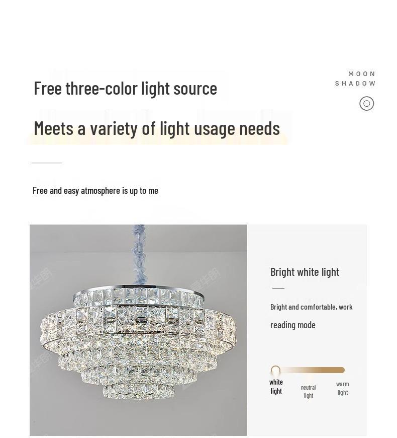 2025 Romantic Crystal Petal Chandelier - Cream Style, Warm Luxury for Living Room/Bedroom