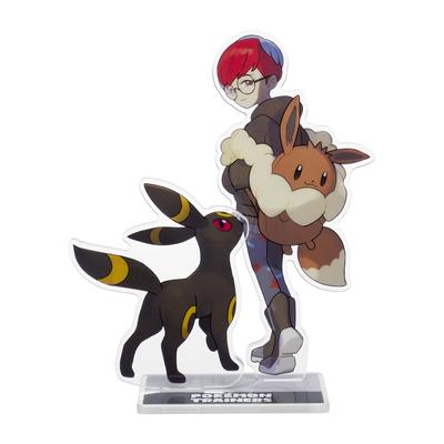 Pokemon Center Original Acrylständer TRAINER Button Blackie POKÉMON &